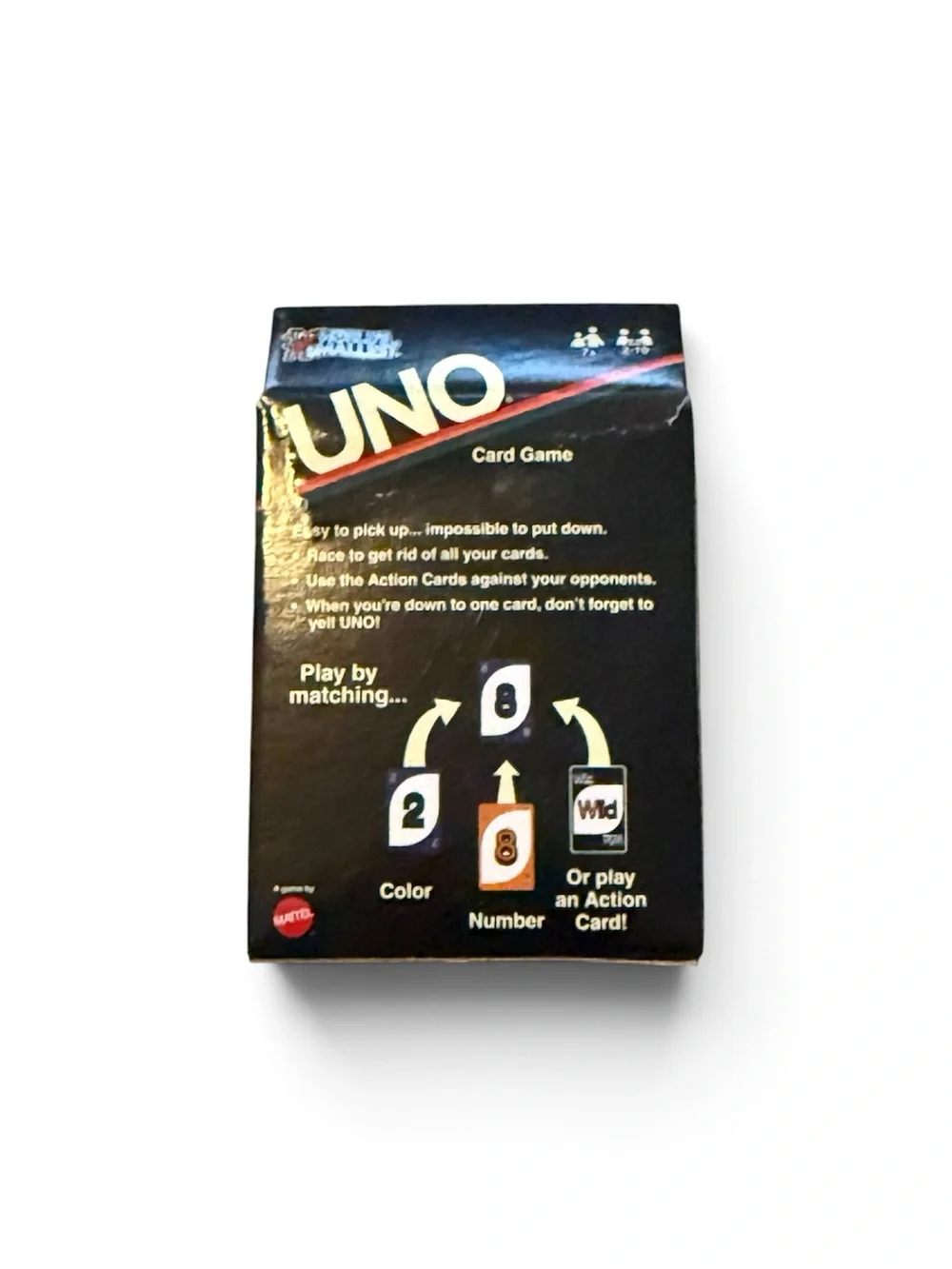 Mattel Uno Card Game (Retro Edition) World's Smallest